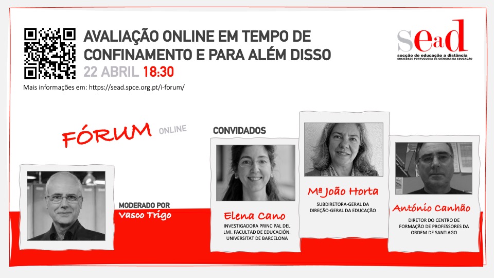 Brochura I Fórum SEaD Online - Avaliação Online... - 22.04.2021, 18h30m PT (TMG+1)